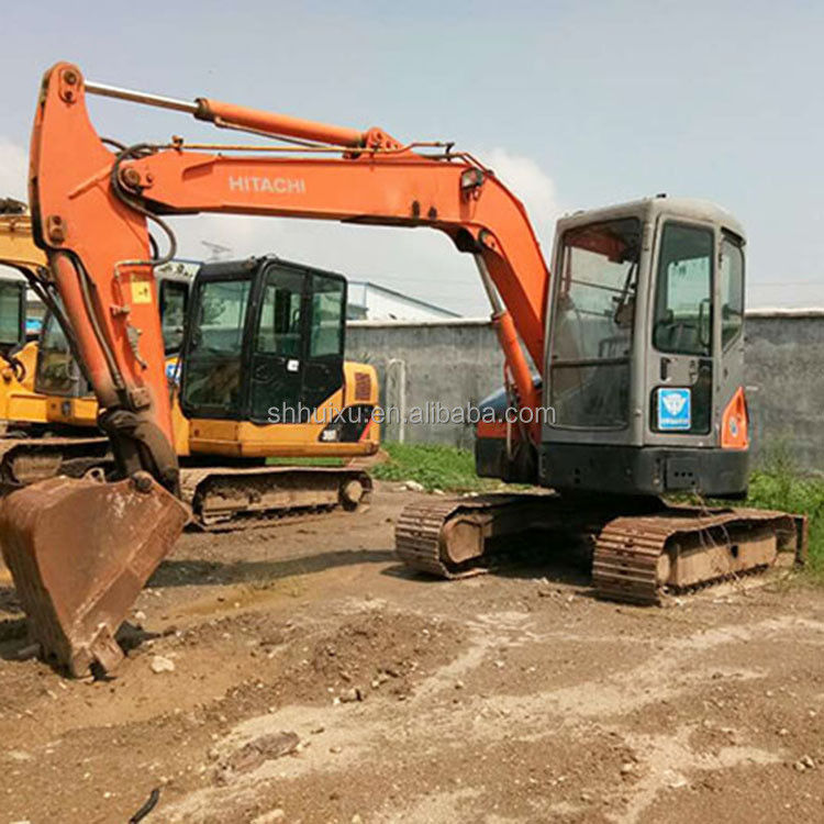 Hitachi trong kho Máy khai quật mini Hitachi 55 cũ để bán Máy khai quật nhỏ Hitachi 55 cũ trong tình trạng tốt