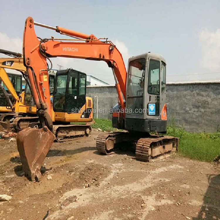 Hitachi trong kho Máy khai quật mini Hitachi 55 cũ để bán Máy khai quật nhỏ Hitachi 55 cũ trong tình trạng tốt