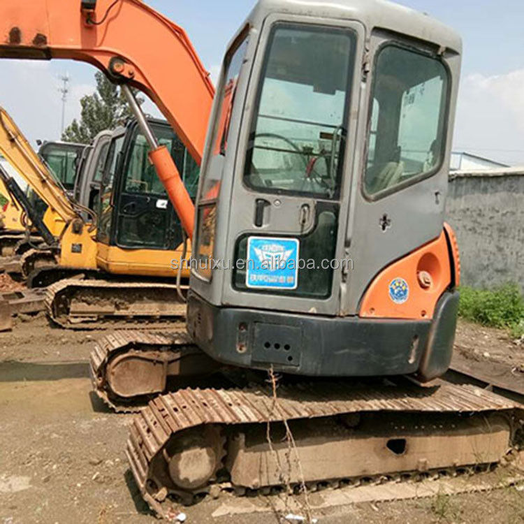 Hitachi trong kho Máy khai quật mini Hitachi 55 cũ để bán Máy khai quật nhỏ Hitachi 55 cũ trong tình trạng tốt
