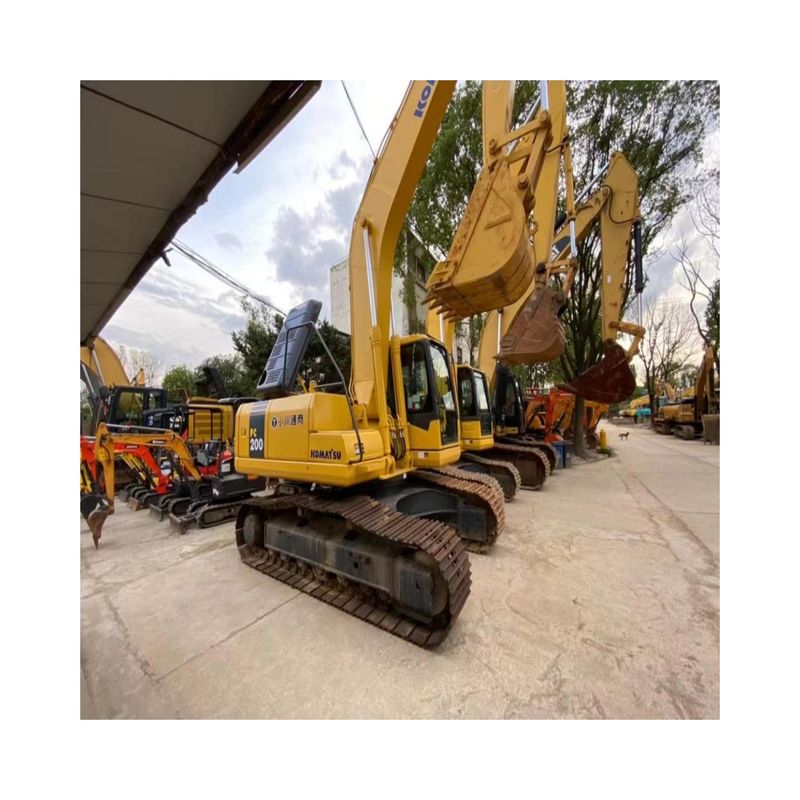Komatsu pc200-7 pc200-7 máy đào bò 20 tấn đã qua sử dụng trong kho để bán
