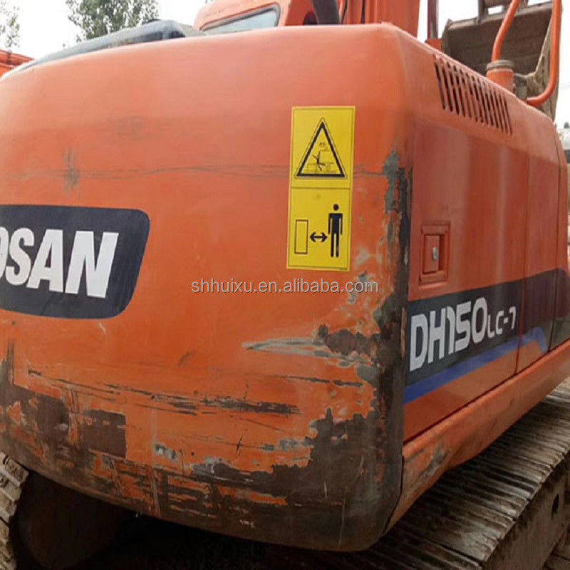 Máy đào cẩu thủy lực sử dụng Doosan DH150/công cụ đào tay thứ hai chất lượng DOOSAN DH150 với giá thấp để bán