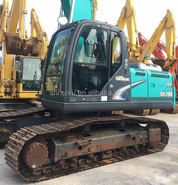 Kobelco SK200 bán chạy nhất máy đào crawler cũ Kobelco SK200/Đồ dùng máy đào chất lượng tốt Kobelco SK200 để bán
