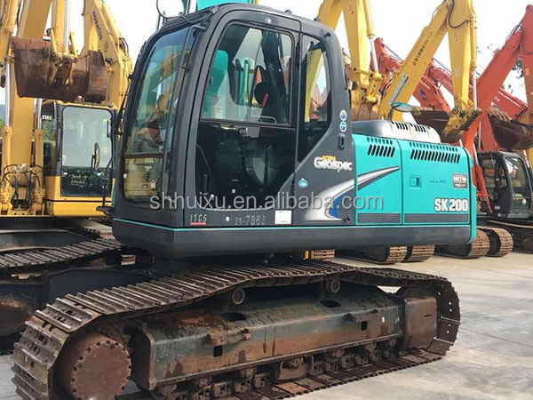 Kobelco SK200 bán chạy nhất máy đào crawler cũ Kobelco SK200/Đồ dùng máy đào chất lượng tốt Kobelco SK200 để bán