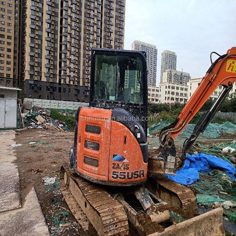 Hitachi trong kho Máy đào mini Hitachi EX55 cũ để bán Máy đào mini Hitachi EX55 cũ trong tình trạng tốt