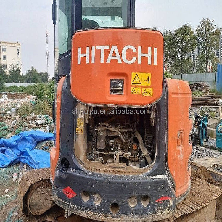 Hitachi trong kho Máy đào mini Hitachi EX55 cũ để bán Máy đào mini Hitachi EX55 cũ trong tình trạng tốt