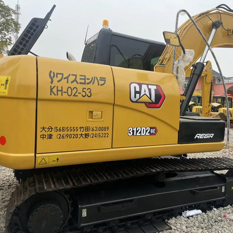 Máy đào thủy lực sử dụng CAT312D máy xây dựng, tay hai con sâu bướm đào CAT312D với hoạt động tốt
