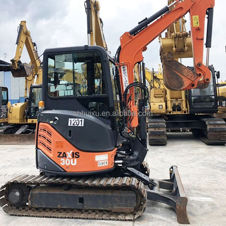 Hitachi trong kho Máy đào mini cũ Nhật Bản HITACHI 30 để bán/thử dụng Máy đào bò nhỏ trong tình trạng tốt HITACHI 30