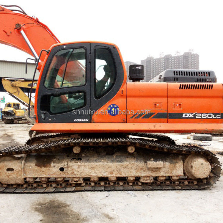 Doosan bán nóng chất lượng tuyệt vời Máy đào crawler thủy lực tay thứ hai DOOSAN DX260 Hàn Quốc xuất xứ / Máy đào cũ bán chạy nhất giá tốt