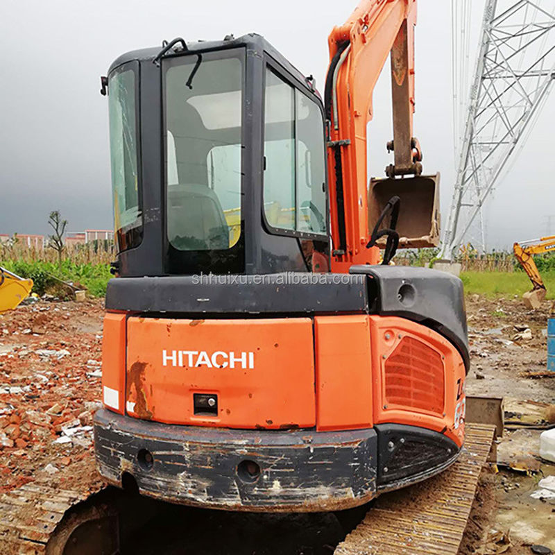 Hitachi trong kho Máy đào mini cũ Nhật Bản HITACHI 50 để bán/bước hai Máy đào bò nhỏ trong tình trạng tốt HITACHI 50