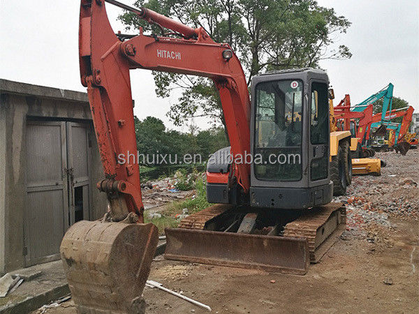 Hitachi trong kho Máy đào mini cũ Nhật Bản HITACHI 55 để bán/thử dụng Máy đào nhỏ Crawler trong tình trạng tốt HITACHI 55