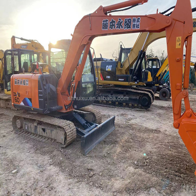 Hitachi trong kho sử dụng máy đào mini Hitachi zx60 Nhật Bản năm 2019/thực dụng Máy đào Crawler nhỏ trong tình trạng tốt HITACHI 60