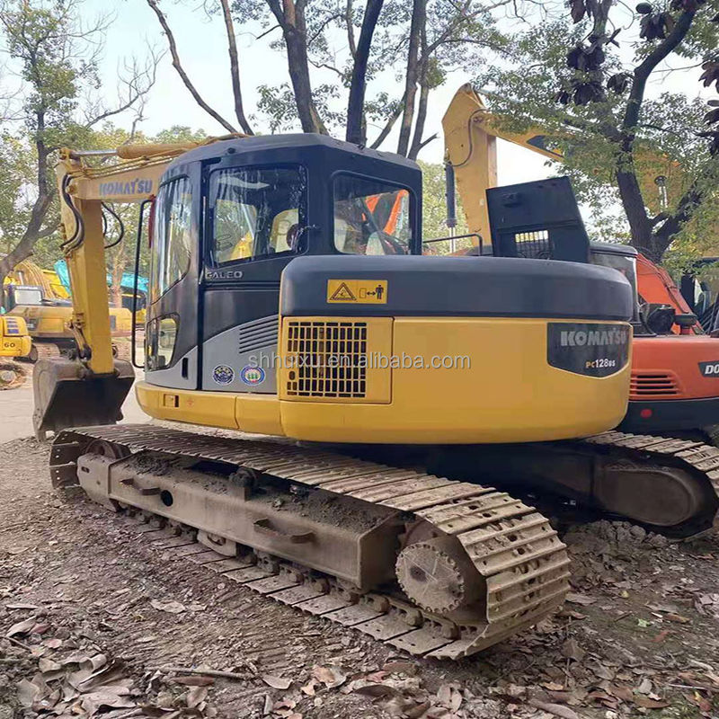 Komatsu Chiếc máy đào cũ PC128 được sử dụng để bán Máy đào Komatsu