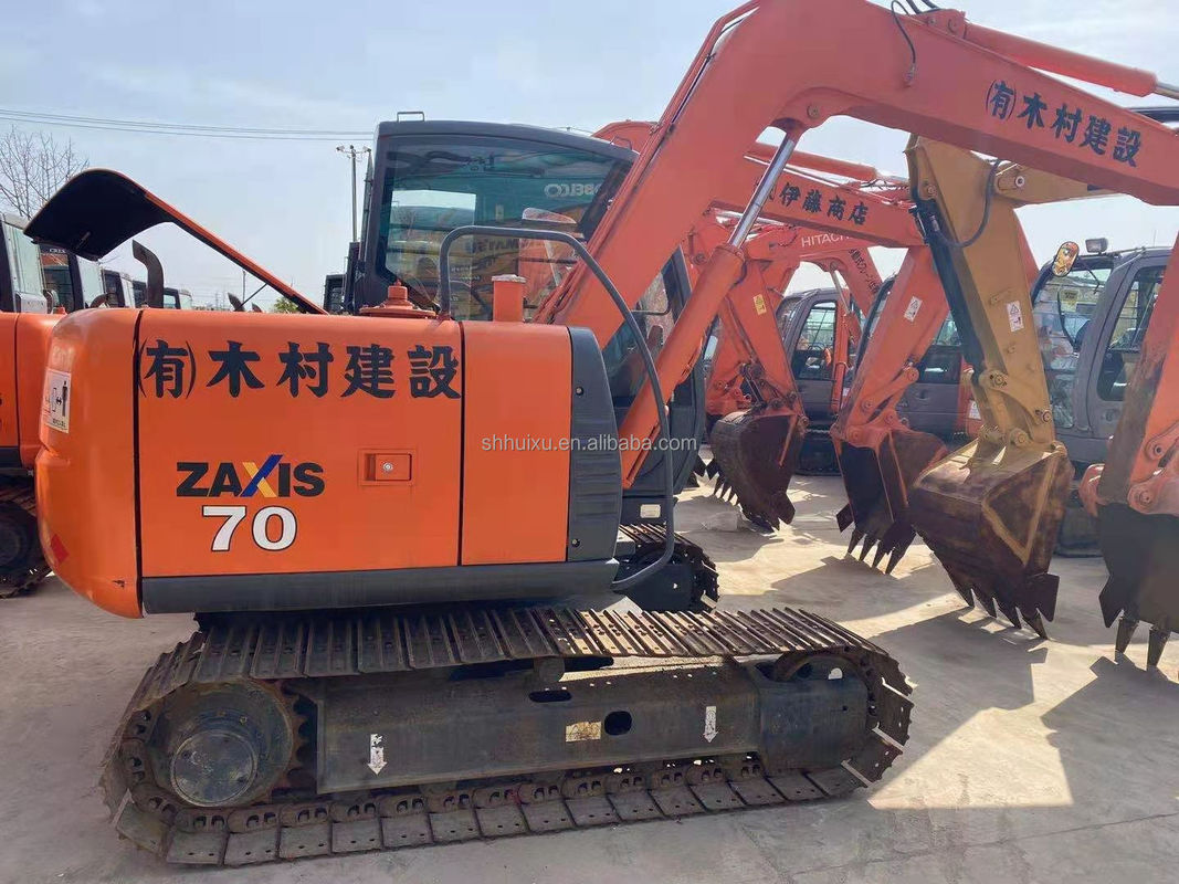 Hitachi trong kho Máy đào mini cũ Nhật Bản HITACHI 70 để bán/thử dụng Máy đào bò nhỏ trong tình trạng tốt HITACHI 70
