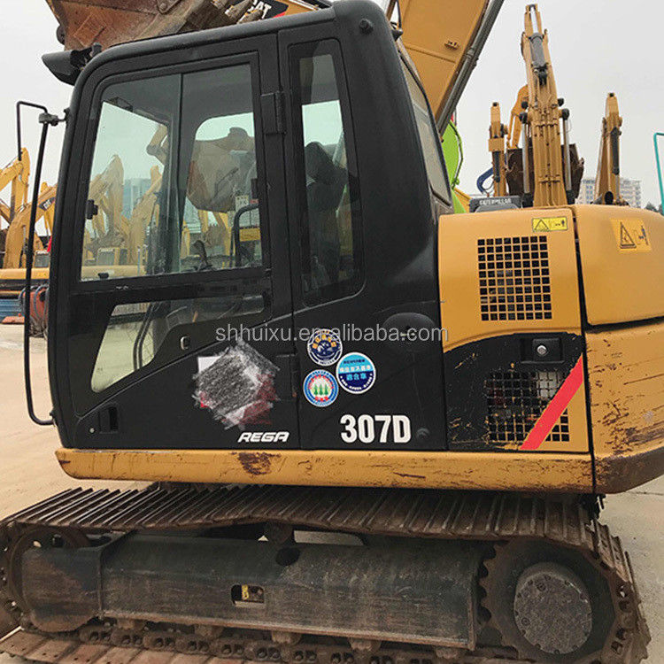 Máy đào cũ cat307 Máy đào mini máy đào cũ CAT307D 7T Caterpillar Excavator Caterpillar trong kho