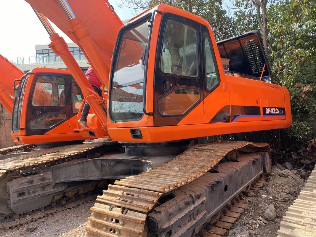Doosan bán nóng chất lượng tuyệt vời tay hai máy đào thủy lực crawler DOOSAN DH420 sử dụng máy đào bán chạy nhất