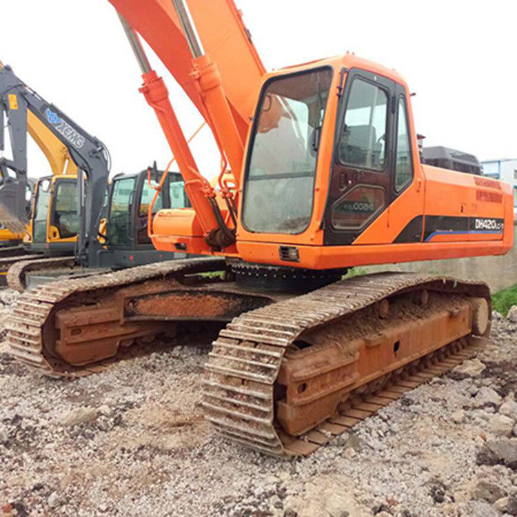 Doosan bán nóng chất lượng tuyệt vời tay hai máy đào thủy lực crawler DOOSAN DH420 sử dụng máy đào bán chạy nhất