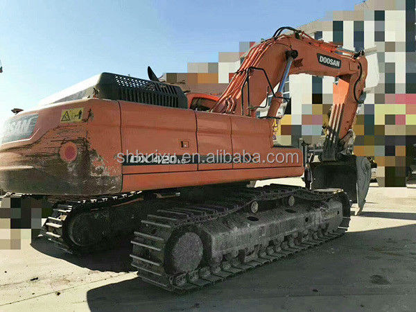 Doosan bán nóng chất lượng cao tay hai máy đào thủy lực crawler DOOSAN DX420 Hàn Quốc xuất xứ sử dụng máy đào giá tốt