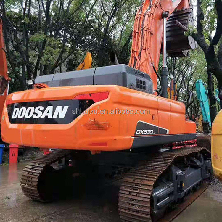 Doosan bán nóng chất lượng tuyệt vời tay thứ hai máy đào thủy lực crawler DOOSAN DX530 gốc Hàn Quốc Máy đào cũ bán chạy nhất