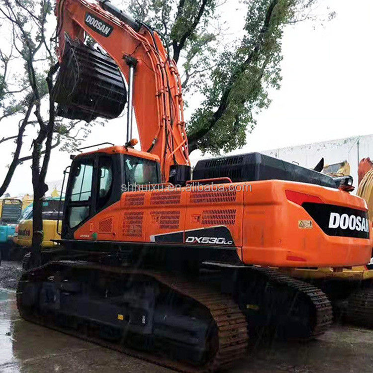 Doosan bán nóng chất lượng tuyệt vời tay thứ hai máy đào thủy lực crawler DOOSAN DX530 gốc Hàn Quốc Máy đào cũ bán chạy nhất