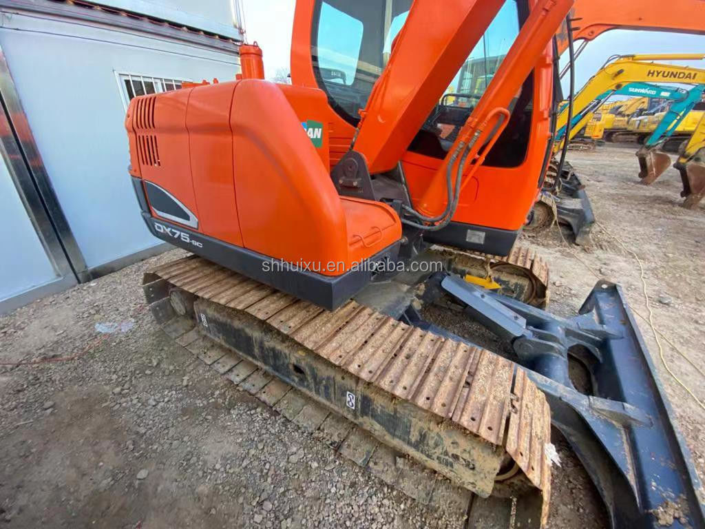 Hàn Quốc xuất xứ sử dụng máy đào mini Doosan75 chất lượng máy xây dựng/thợ đào crawler thủy lực tay thứ hai DOOSAN75 bán nóng