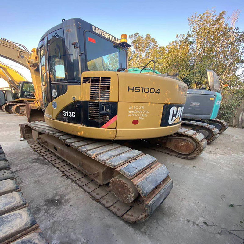 Máy khai quật Crawler chất lượng tốt Caterpillar Cat313C / Nhật Bản sử dụng động cơ Cat 313C