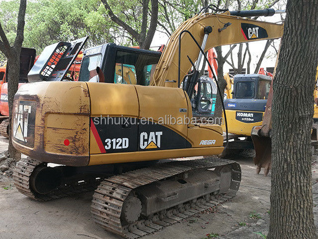 thợ đào Caterpillar 312d2 thợ đào cũ/ Thợ đào crawler cũ CAT312D trong tình trạng tốt để bán Caterpillar trong kho