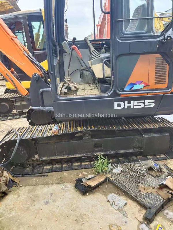 Doosan bán nóng Máy đào mini sử dụng doosan ex55 Máy đào crawler thủy lực tay thứ hai DOOSAN DH55 gốc Hàn Quốc