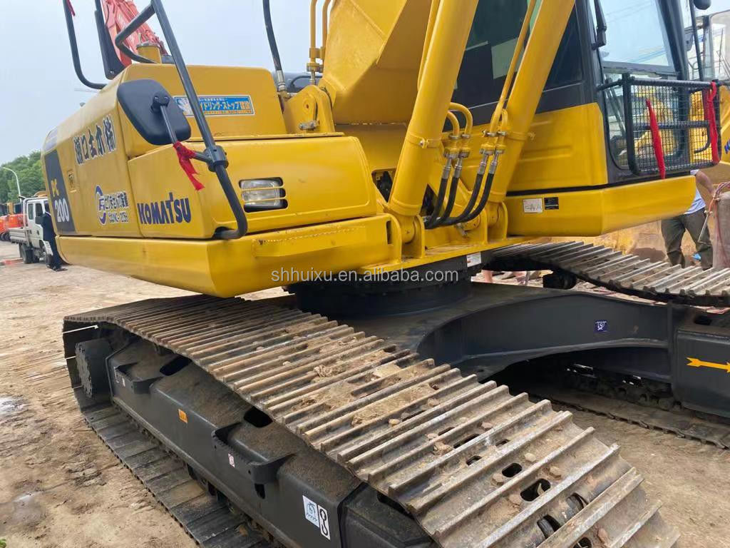 Komatsu Máy đào cẩu thủy lực tay thứ hai chất lượng tốt Máy đào cũ Nhật Bản gốc sử dụng komatsu pc200-8 máy đào Komatsu Excavator