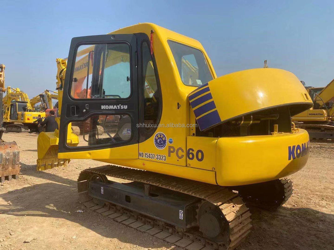 Komatsu PC60 máy đào lượn thủy lực 6 tấn chất lượng cao máy đào cũ Nhật Bản gốc giá rẻ Komatsu Excavator