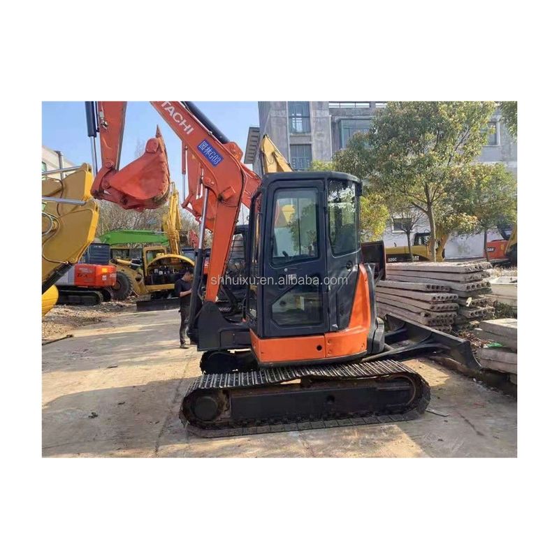 Hitachi trong kho Giá rẻ sử dụng mini excavator Nhật Bản HITACHI 55/bước hai thủy lực Crawler Excavator tình trạng tốt HITACHI 55