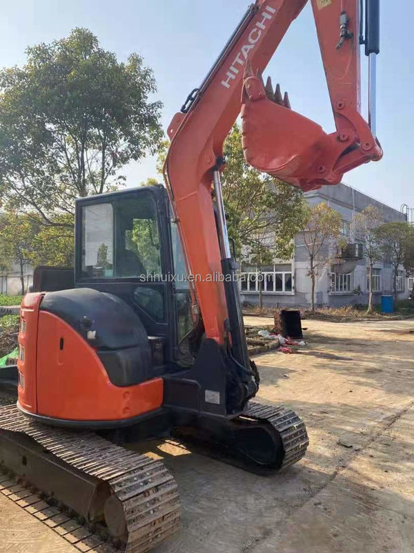 Hitachi trong kho Giá rẻ sử dụng mini excavator Nhật Bản HITACHI 55/bước hai thủy lực Crawler Excavator tình trạng tốt HITACHI 55