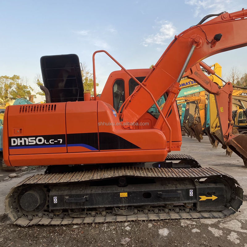 Doosan bán nóng Máy đào Doosan dùng cũ chất lượng tốt DH150 Lc-7 Sẵn sàng làm việc 15ton Doosan Dh150 Máy đào bán nóng