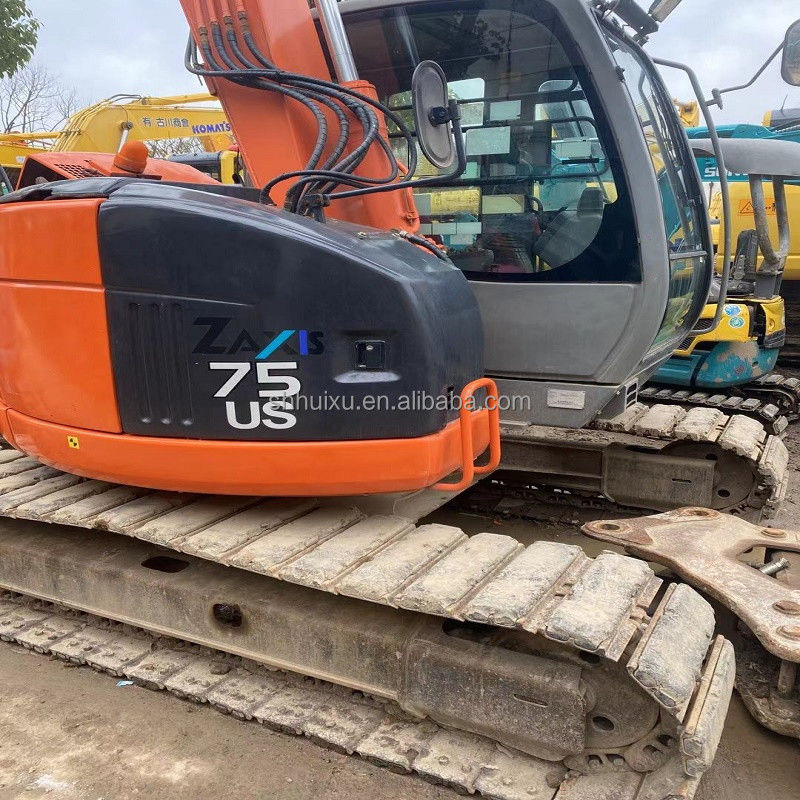 Hitachi bán nóng sử dụng Hitachi ex75ur thợ đào / tay thứ hai nhỏ Crawler thợ đào trong tình trạng tốt HITACHI 75