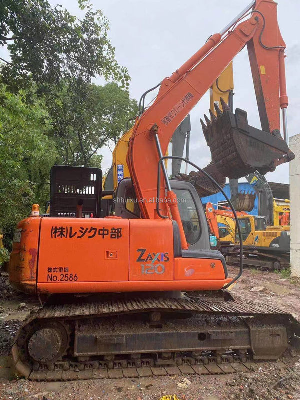 Hitachi bán nóng Máy đào cũ Nhật Bản HITACHI 120 bán tay hai thủy lực Crawler Excavator tình trạng tốt