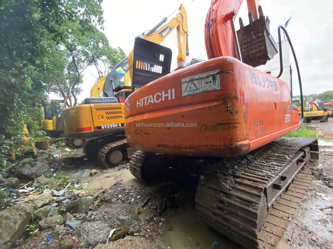 Hitachi bán nóng Máy đào cũ Nhật Bản HITACHI 120 bán tay hai thủy lực Crawler Excavator tình trạng tốt
