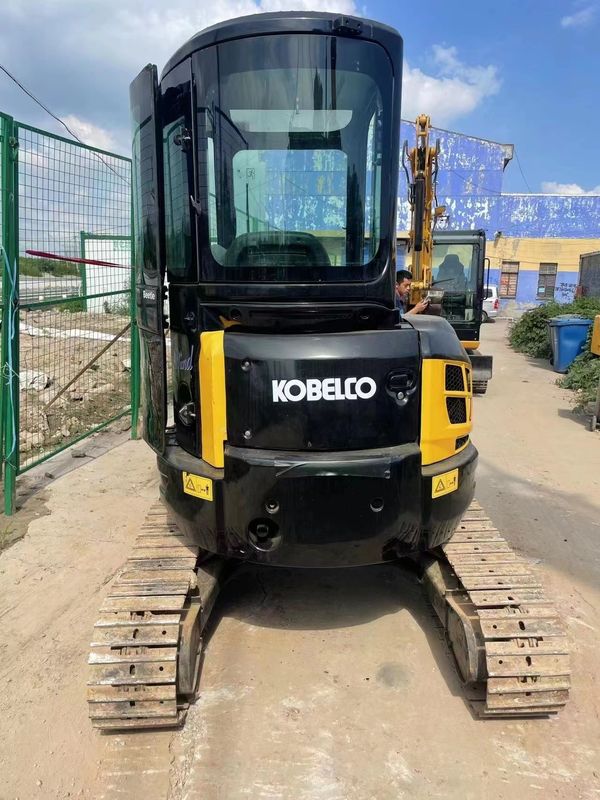 Giá mini excavator cũ Kobelco 35SR dụng cụ mini excavator cũ máy móc sử dụng 3,5 tấn thủy lực crawler backhoe excavator