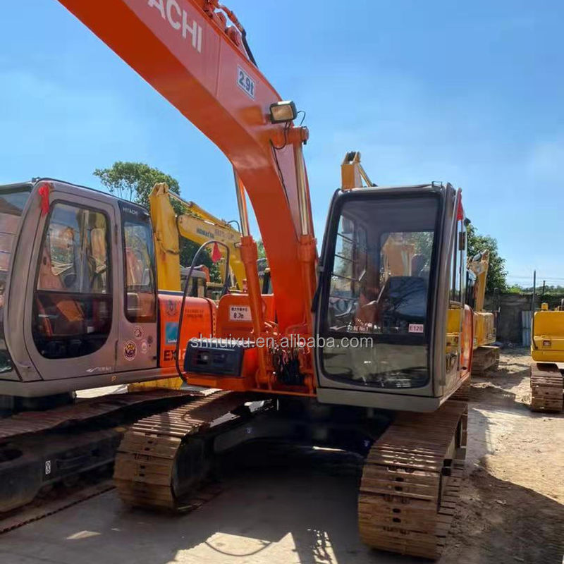 Hitachi bán nóng chất lượng tuyệt vời sử dụng máy đào thủy lực crawler Hitachi EX120 Máy đào tay thứ hai để bán