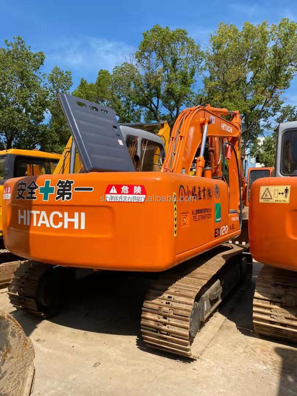Hitachi bán nóng chất lượng tuyệt vời sử dụng máy đào thủy lực crawler Hitachi EX120 Máy đào tay thứ hai để bán