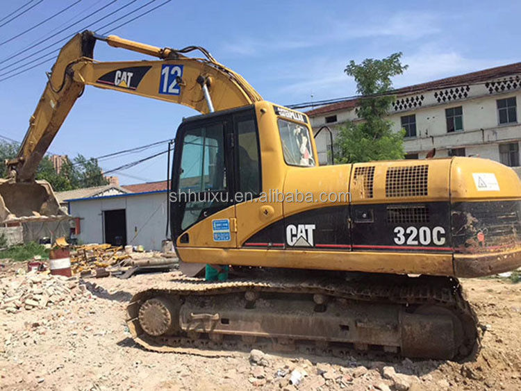 Nhật Bản sử dụng máy đào cat 320 Máy đào thủy lực crawler cũ CAT320C trong tình trạng tốt để bán máy đào cat 303