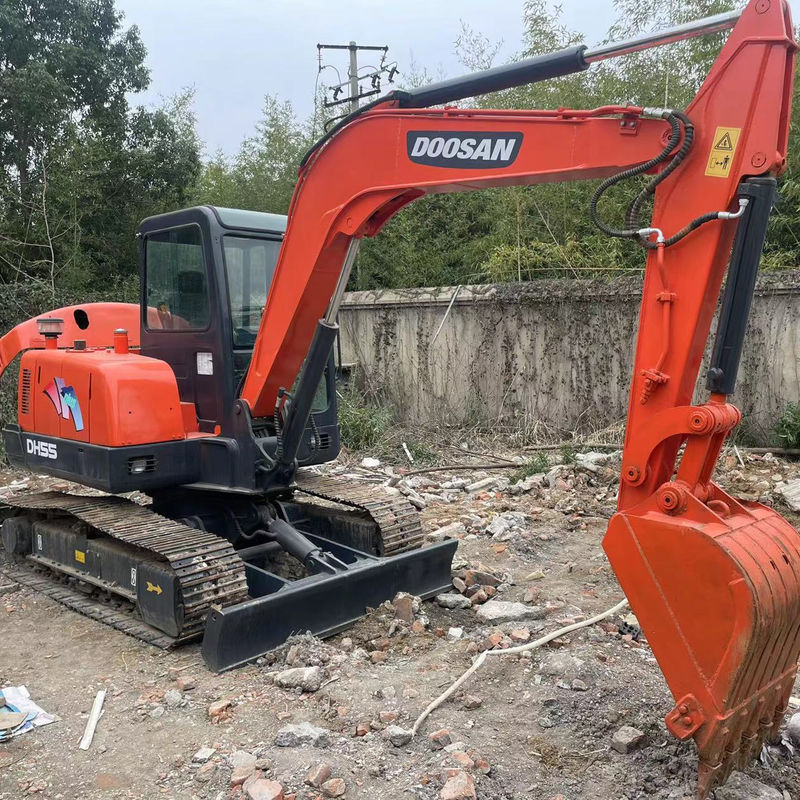 Máy đào thủy lực mini crawler Doosan 55 máy đào nhỏ máy sử dụng cũ máy đào nhỏ giá