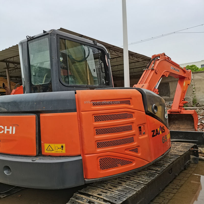 Hitachi trong kho Chất lượng tốt Hitachi ZX65 Máy đào crawler thủy lực tay thứ hai / Máy đào mini cũ Hitachi ZX65 Giá rẻ