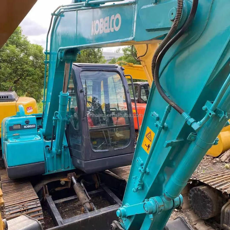 Máy đào cỡ trung bình sử dụng Kobelco 75 Thời gian làm việc thấp Sở sửa chữa máy móc