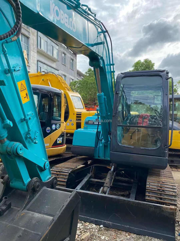 Máy đào cỡ trung bình sử dụng Kobelco 75 Thời gian làm việc thấp Sở sửa chữa máy móc
