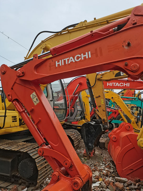 Hitachi trong kho Chất lượng tốt Hitachi ZX65 Máy đào crawler thủy lực tay thứ hai / Máy đào mini cũ Hitachi ZX65 Giá rẻ