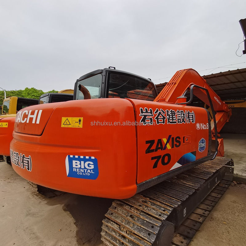 Hitachi trong kho Chế độ tốt Hitachi ZX70 máy đào crawler thủy lực cũ / Máy đào mini cũ Hitachi ZX70 Giá rẻ