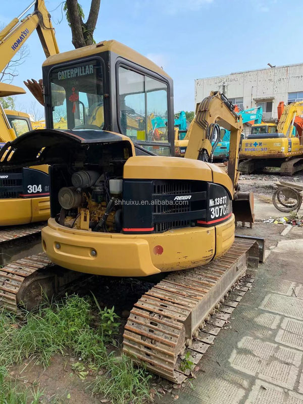 Nhật Bản xuất xứ tay thứ hai chất lượng tốt máy đào thủy lực crawler CAT307C 7T/Sử dụng mini Digger CAT307C giá rẻ