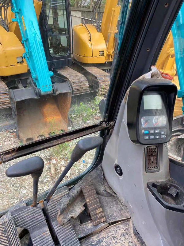 Màu xanh Đơn nguyên bản sử dụng Kobelco 75 Excavator tay thứ hai 7.5 tấn