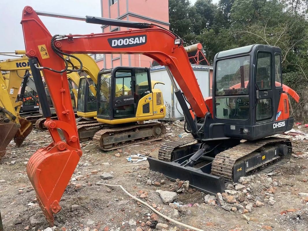 Máy đào lùn mini sử dụng doosan dx55/sécn máy đào tay chất lượng cao doosan dx55
