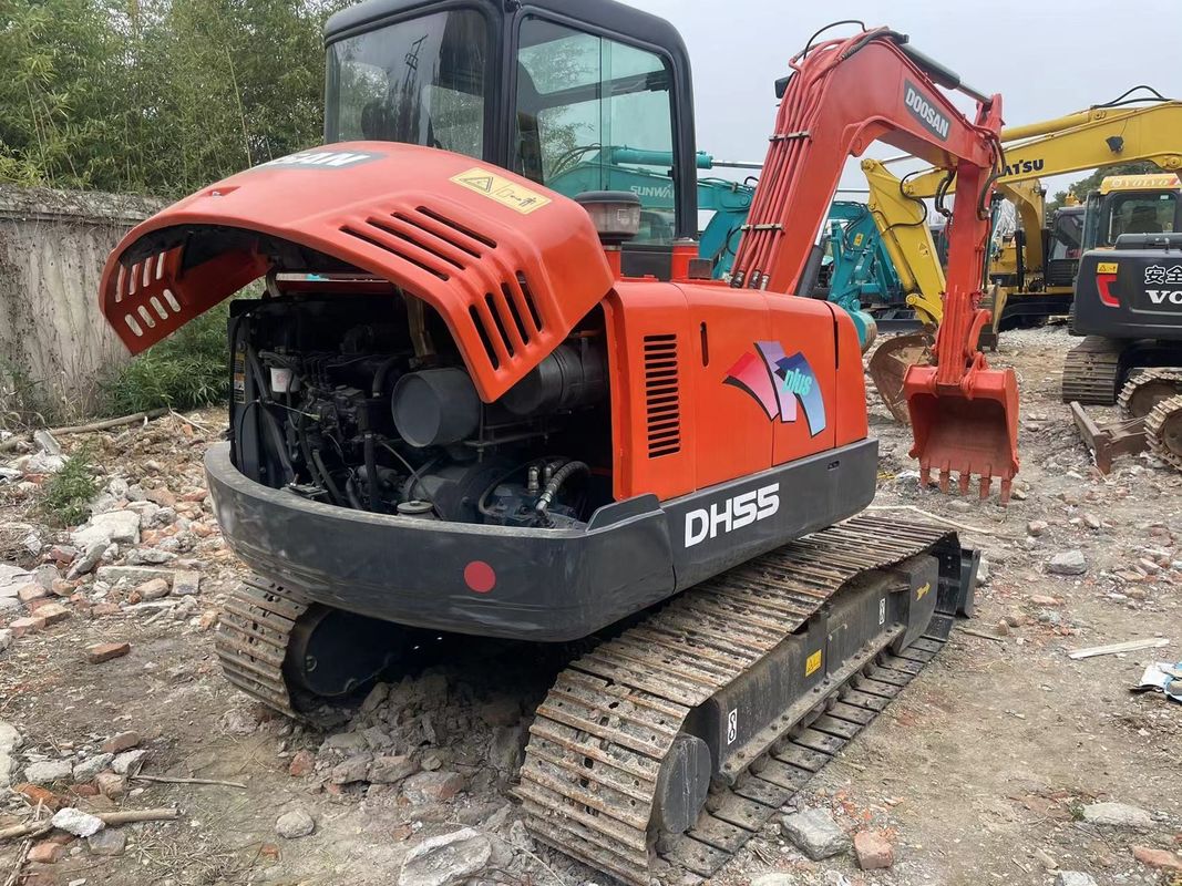 Máy đào lùn mini sử dụng doosan dx55/sécn máy đào tay chất lượng cao doosan dx55