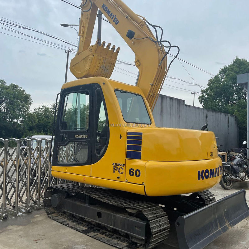 Máy đào bò Komatsu PC60 6 tấn sử dụng thủy lực chất lượng cao / Máy đào mini tay thứ hai Komatsu PC60 Nhật Bản xuất xứ giá rẻ Komatsu Excavator